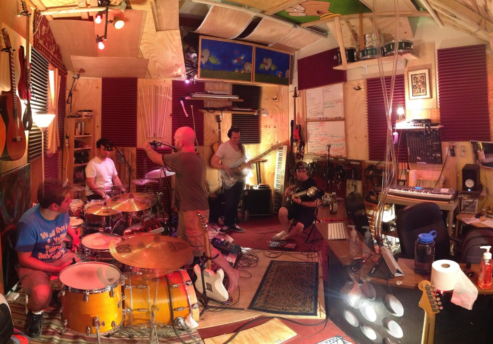 OG Pinch in the studio